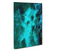 Heading to the Surf in Australia Canvas Print | Gallery Wrapped 30mm Frame Wall Art | 30x20 inches | Ready to Hang | Coastal Seascape Picture | Living Room Bedroom Lounge Office