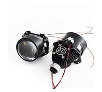 Headlamp 40W 2.5'' Bi-Led Lens For H1 H4 H7 9005/9006 Socket Car Headlight Retrofit Upgrade Full Kit With LED Shrouds White Yellow Headlight Assembly(4300K,Only Lens)