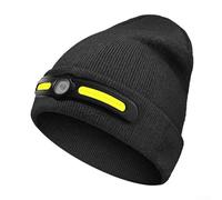 Headlamp and Warm Hat Combined Design Type-C Rechargeable 400LM Max Brightness COB XPE Light for Winter Field Operations