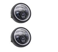 Headlamp Assembly 2Pcs 6.5 Inch LED Motorcycle Headlight Head Light Lamp Bulb DRL For Sportster For Cafe For Racer For Bobber