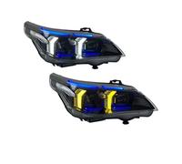 Headlamp Assembly Compatible With 5 Series For E60 2003 2004 2005 2006 2007 2008 2009 2010 Headlights Assembly Modification Two-Color Drl Turn Signal Light