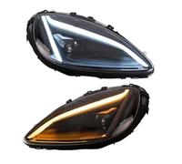 Headlamp Assembly Compatible With Chevrolet For Corvette C6 2005 2006 2007 2008 2009 2010 2011 2012 2013 Headlights Dual Beam Lens Turn Signal Lights Style Head Lamp