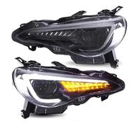 Headlamp Assembly Compatible With Toyota For GT86 2012 2013 2014 2015 2016 2017 2018 2019 2020 2pc LHD Headlight Assembly With DRL Sequential Turn Signal
