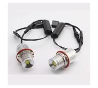 Headlamp Assembly For 04-07 For BMW 5-series E60 525i 525xi 530i 530xi 545i 550i 90W High Power LED Angel Eye Bulbs Ring Marker Light Headlights Assembly(2pc white color)
