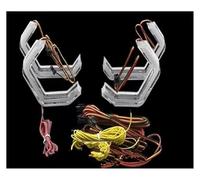 Headlamp Assembly For BMW 3 Series E90 E91 2005-2012 Dynamic Light Rings Turn Signal DRL Angel Eyes Kit Headlights Assembly(For LCI xenon)
