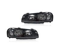 Headlamp Assembly For Nissan For Skyline For GTR R34 (1998-2002), LHD/RHD Optional, OEM Direct Fit For ENR34/For BNR34/For GT-T 2PI LED Headlight Headlight Assembly(Matte Black,Right-hand Drive)