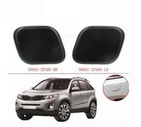 Headlamp Cleaning Nozzle Cover Set Left Right Side ABS | Front bumper mount, stable connection, prevents falling off, fits 2013-2014 models, clean