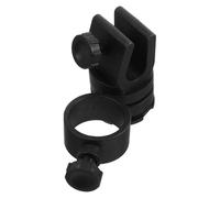 Headlamp Clip Hard Hat for Helmet, Adjustable Angle Plastic Black