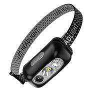 Headlamp Flashlight - Bright Headlamp Flashlight | Super Bright Head Lamp | Waterproof Functions with 3 Modes & Motion Sensor | Hands-Free Headlight for Hiking, Cycling | Camping Gear Accessories