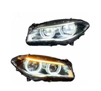 Headlamp One Pair Car Headlights For BMW 5 Series F10 2010-2016 LED Car Lamps Daytime Running Lights Dynamic Turn Signals front light assembly(2014-2017)