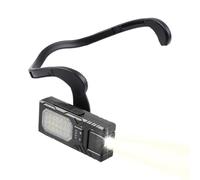 Headlamp Over Ear - ABS Compact 10x3.3x2cm | LED Flashlight Rechargeable with Double Button, Sensor, Rotating Main Light | Headlight Hiking Camping Night Running Cycling Fishing Work Vehicle