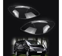 Headlamp Pair For Mercedes For Benz For W639 For Vito For Viano 2004-2010 Car Clear Headlight Lens Cover Shell Lenses