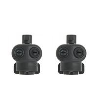 Headlamp Sprayer Compatible With Nissan For Qashqai For Dualis For Qashqai For Navara Headlight Cleaning Washer Spray Nozzle Jet 28611JD000 28646BR00A QF00T00725 28611HV00A(Black 2 PCS)