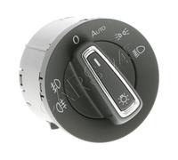 Headlamp Switch Black VEMO Fits VW Golf Alltrack Mk7 Sportsvan Tiguan 12-16