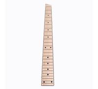 Headless 25 Fret Electric Guitar Neck, Maple Wood Fingerboard for 6 String Guitar, Headless Design with Extended Range, Easy to Install Replacement Neck for Rock Metal