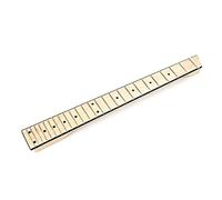 Headless 25 Fret Maple Wood Smooth Natural Musical Inlay Bridge Neck Replacement Part Electric Guitar Fretboard Neck