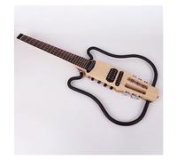Headless Electric Guitar Left And Right Hand Folding Mute Guitar Beginners Entry Portable Travel Headless Electric Guitar (Color : 01)
