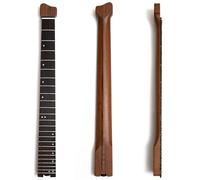 Headless Electric Guitar Neck 24 Frets AA Grade Roasted Maple 5 Piece Multi Laminate Neck Rosewood Fingerboard Heel Truss Rod Compatible with Modern DIY Guitar Build