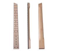 Headless Electric Guitar Neck Canada Flame Maple Guitar Neck 24 Frets Natural 5.7cm Width