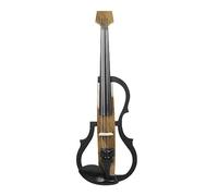 Headless Electroacoustic Violin Carbon Fiber Mute Violin Adult Professional Performance Electroacoust (Color : 04)