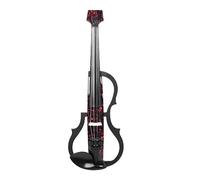 Headless Electroacoustic Violin Carbon Fiber Mute Violin Adult Professional Performance Electroacoust (Color : 06)