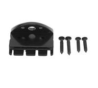 Headless Guitar Bridge 4 Strings | Black Protected Metal Replacement | Hanging Type Bridge for Electric Guitar | Lightweight & Simple Install