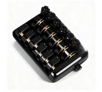 Headless Guitar Bridge Tailpiece, Fixed 6 String Electric Guitars Roller Saddle Replacement - Lightweight Modern Design, Metal Construction, Easy Installation for Improved Comfort