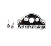 Headless Guitar String Lock 6 String Electric Guitar Bridge Locking Nut Innovative Design Lightweight Portable High Sound Quality Comfortable Playing Sturdy Metal for Professional (Silver)