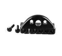 Headless Guitar String Lock 6 String Electric Guitar Bridge Locking Nut Innovative Design Lightweight Portable High Sound Quality Comfortable Playing Sturdy Metal for Professional (Black)