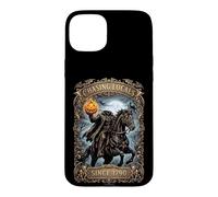Headless Horseman Chasing Locals 1790 Halloween Legend Case for iPhone 15 Plus