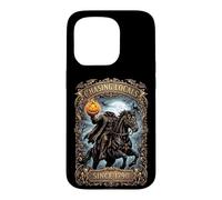 Headless Horseman Chasing Locals 1790 Halloween Legend Case for iPhone 15 Pro
