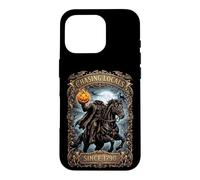 Headless Horseman Chasing Locals 1790 Halloween Legend Case for iPhone 16 Pro