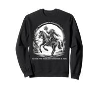 Headless Horseman Pumpkin Face Happy Halloween Sleepy Hollow Sweatshirt