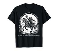 Headless Horseman Pumpkin Face Happy Halloween Sleepy Hollow T-Shirt