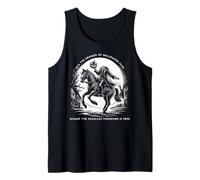 Headless Horseman Pumpkin Face Happy Halloween Sleepy Hollow Tank Top
