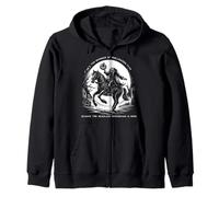 Headless Horseman Pumpkin Face Happy Halloween Sleepy Hollow Zip Hoodie