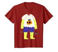 Headless Monster Funny Halloween Costume for Children Adult T-Shirt, Youth, Cranberry Red, Small