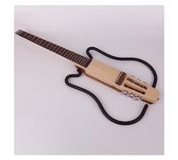 Headless Silent Travel Electric Acoustic Guitar Right Left Hand Portable Travel Built In Effector Guitar Headless Electric Guitar Kit (Color : Left Hand)
