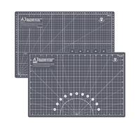 Headley Tools 12 x 18 Inch Self Healing Cutting Mat, Durable Rotary Cutting Mat Double Sided 5-Ply Gridded A3 Cutting Board for Craft, Fabric, Quilting, Sewing, Scrapbooking Project, Black