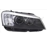 Headligh TYC 20-12852-06-9 for BMW X3 (F25) 2 2010-2017