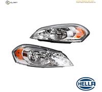 HELLA 1AG 006 898-081 Headlight Left Passenger Right Driver Halogen H4 24V