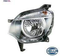 HELLA Headlights 1ED 011 561-021 Right PY21W, H4 Halogen 12 for right-hand traffic RENAULT: Twingo 3