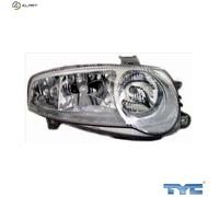 TYC Right Headlight for Alfa Romeo 147 - 20-0121-05-2 - 46556565/46826194