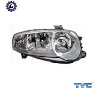 TYC Right Headlight for Alfa Romeo 147 - 20-0121-05-2 - 46556565/46826194