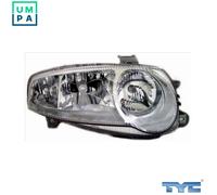TYC Right Headlight for Alfa Romeo 147 - 20-0121-05-2 - 46556565/46826194
