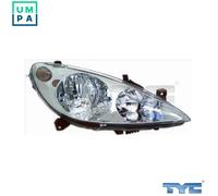 TYC Headlight 20-0166-55-2 for Peugeot 307 Break/SW/CC 1.4L KFW / 1.6L NFU9HV