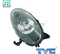 LEFT HEADLIGHT FOR LHD EUROPE EDITION 20-0308-15-2 TYC I