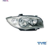 HEADLIGHT 20-0649-05-2 FOR BMW 1/E87 N47D20A/C M47D20 N43B20A N46B20C/BD 2.0L