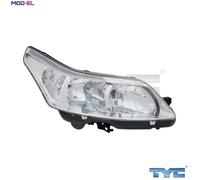 TYC Headlight 20-0663-05-2 for Citroen KFU 1.4L NFU 1.6L (9HY/9HZ/9HX) 4cyl