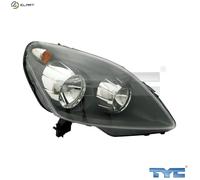 TYC 20-0725-05-2 Headlight